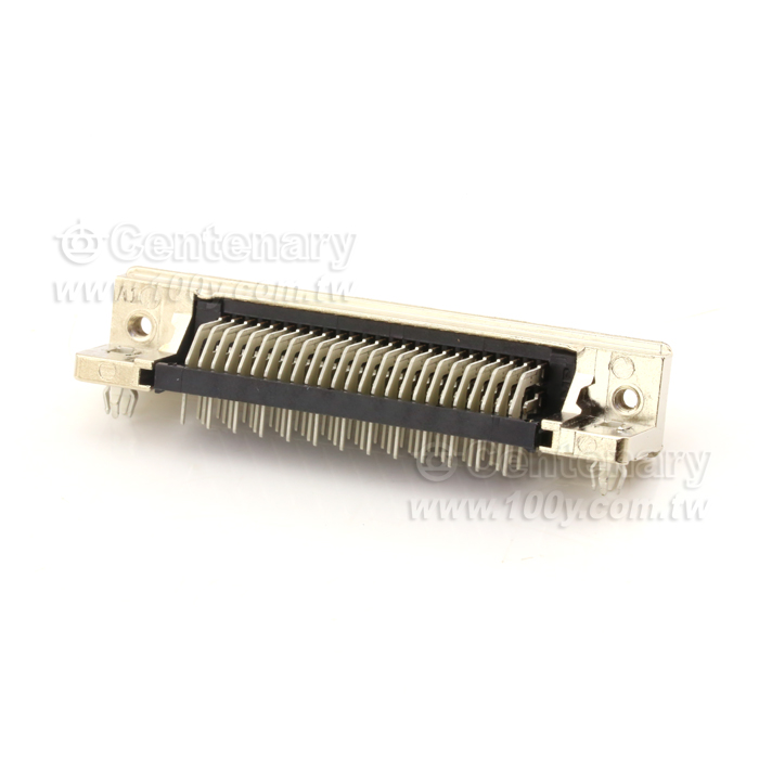 SCSI 50P 90度彎腳孔式 母座 針孔式 - 90471 產品圖片
