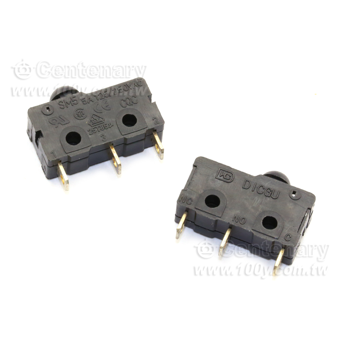 微動開關 3P 5A/125/250Vac - 90562 產品圖片