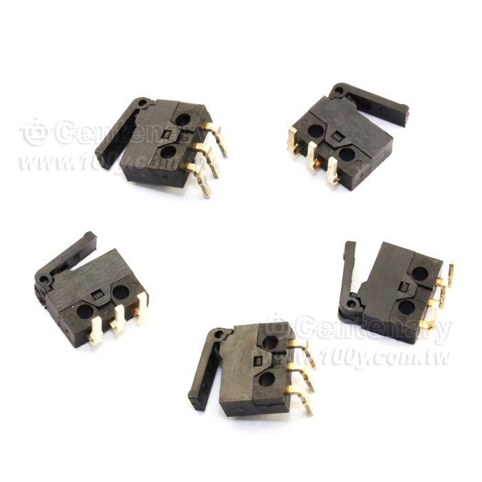 小微動0.3A/6VDC 腳右彎90°(ROHS) - 90767 產品圖片