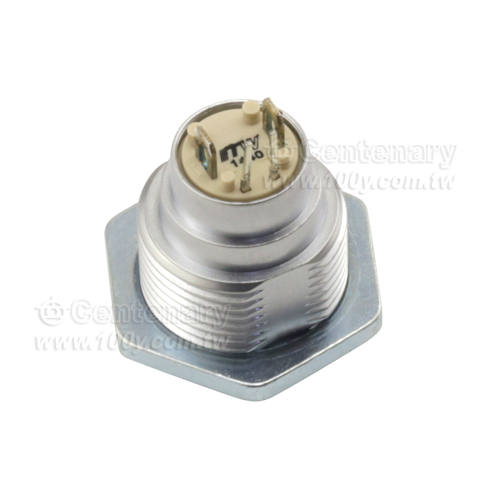 無段開關 Φ16mm  鋅合金   LDE:紅色 - 90818 產品圖片