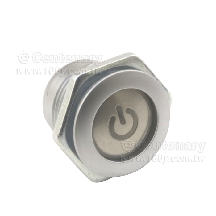 有段開關 Φ16mm  鋅合金 紅色 - 95099 產品圖片