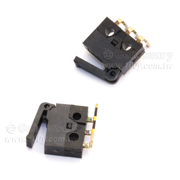 小微動 0.3A/6Vdc 腳左彎90° (ROHS) - 90766 產品圖片