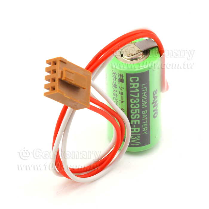 SANYO 3V鋰電池-帶線插頭 4pin - 91168 產品圖片
