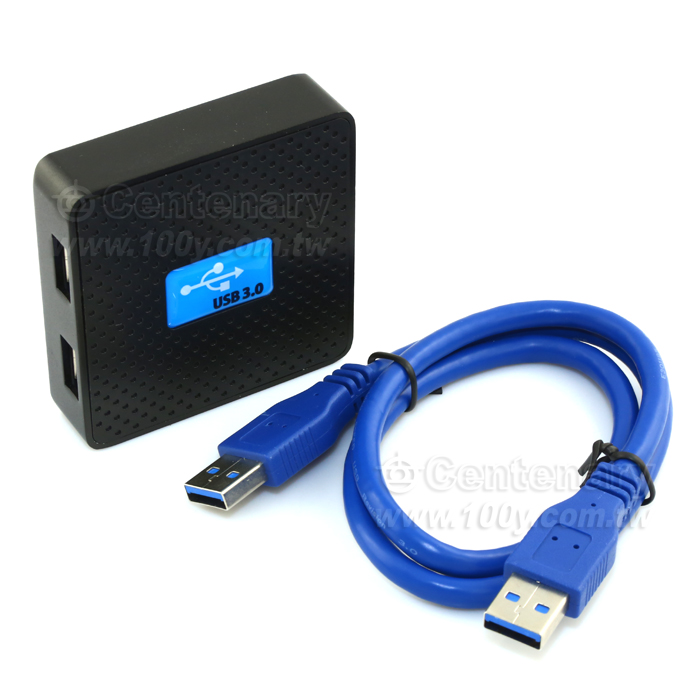 4 Port USB 3.0 HUB 集線器 (黑色) - 100056 產品圖片
