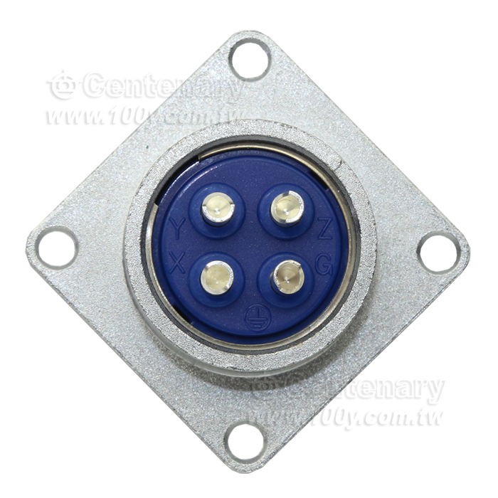 4P直管 公插頭 15A/250V - 91564 產品圖片