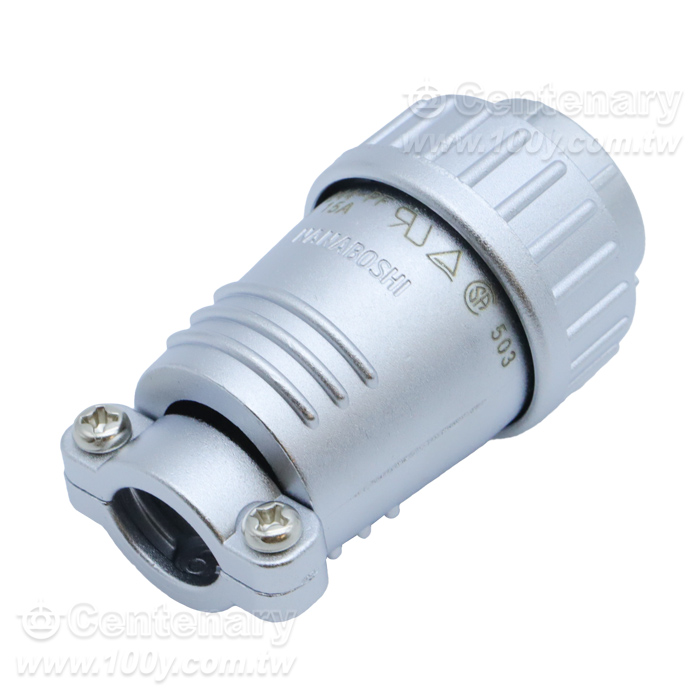 4P直管-母插頭 15A/250V 24mm - 91562 產品圖片