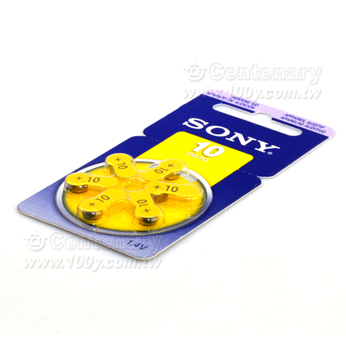 SONY助聽器電池 1.4V (6個/卡) - 91756 產品圖片