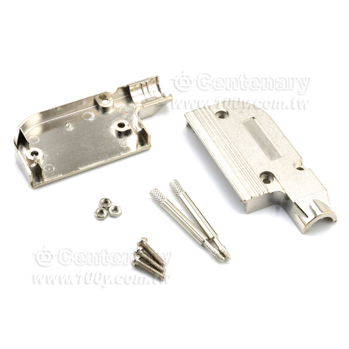 D-Subminiature Connector Hoods-Metalized 15P  90° - 61609 Product Image