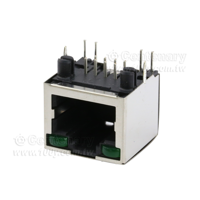 EMI Quiet Modular Jacks with LED’s - 92792 Product Image