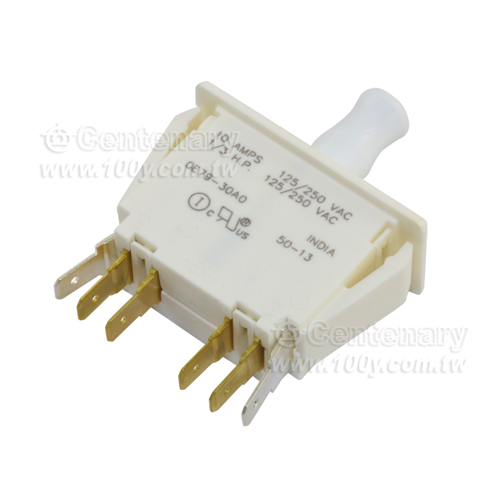 Panel Mount Pushbutton-Double Pole - 92846 Product Image