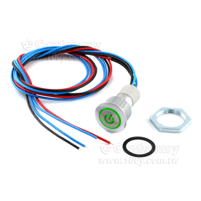 MINIATURE PANEL SEALED METAL PUSHBUTTON - 92677 Product Image