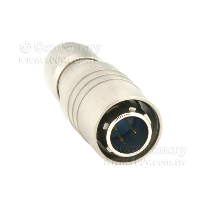 Circular Push Pull Connectors 4P PLUG SHELL SZ 7 MALE AU TERM SOLDR - 93363 Product Image