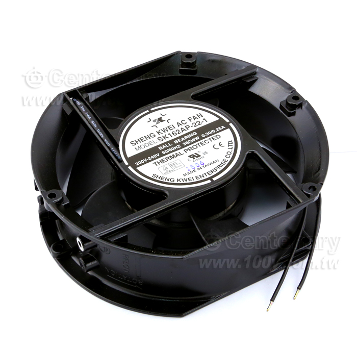 220VAC  6" 溫控式風扇 0.311/0.266A 172*150*51mm - 74730 產品圖片