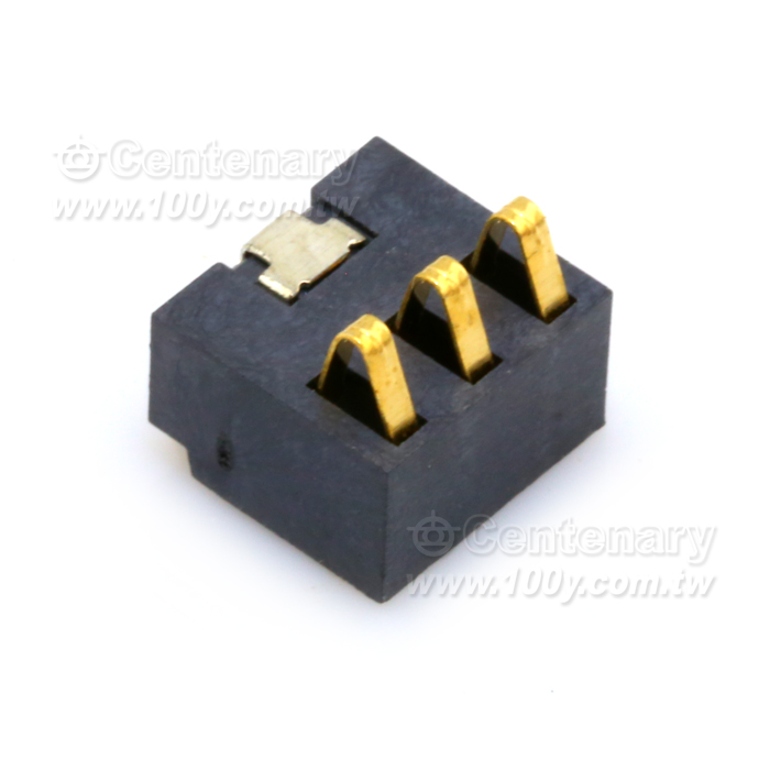 手機電池連接器3P/2.50mm 鍍金 - 95208 產品圖片