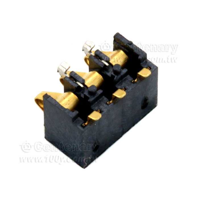 手機電池連接器 3P/2.8mm 鍍金 - 95213 產品圖片