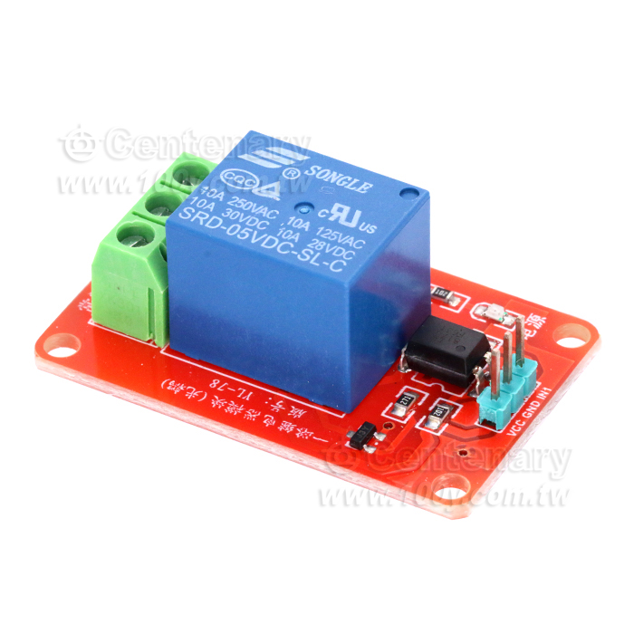 1路繼電器模塊 光耦隔離 5V 低電平吸合 - 95338 產品圖片