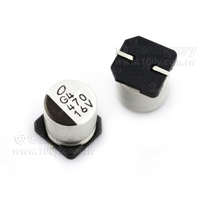 鋁質電解電容 SMD 16V 470uF 20% 85C 10X10 - 95987 產品圖片
