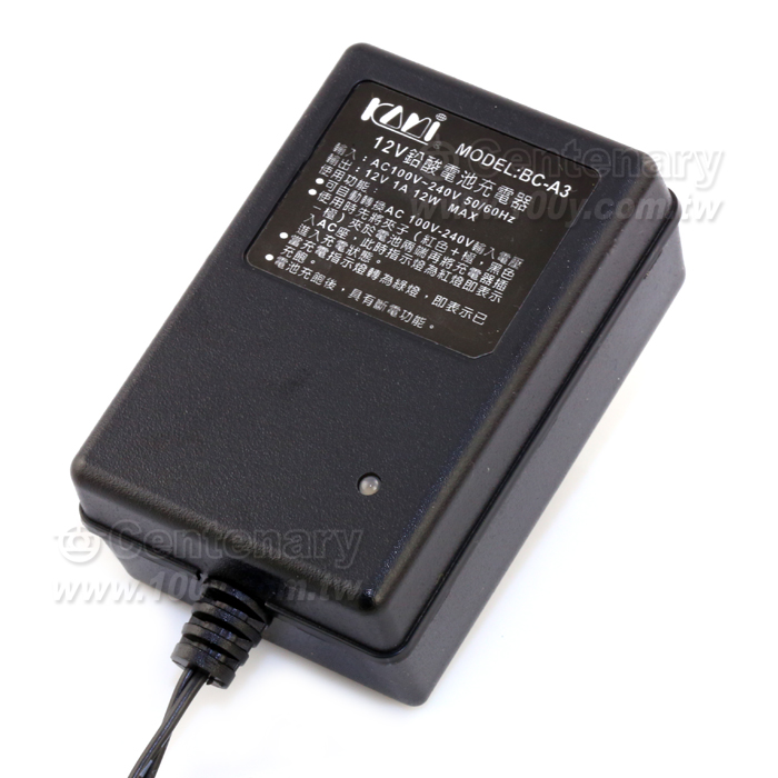 鉛酸電池充電器 DC12V/1A - 96002 產品圖片