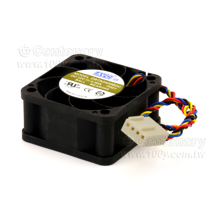 PWM 調速風扇 DC12V/ 0.50A 40×40×20mm  小4PIN接口 - 96249 產品圖片