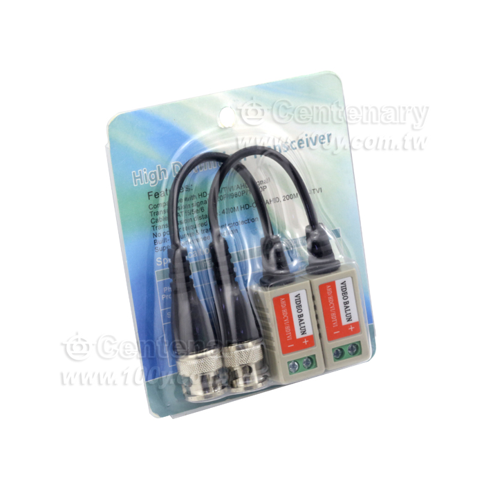 BNC頭/雙絞線傳輸器(2入) 監控專用 - 97127 產品圖片