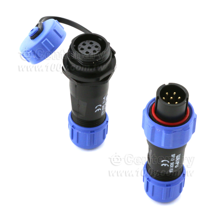 電纜插頭+電纜對接插座 7P - 90606 產品圖片
