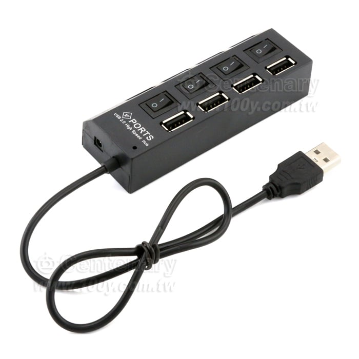 4 Port USB 2.0 HUB 集線器 - 97967 產品圖片