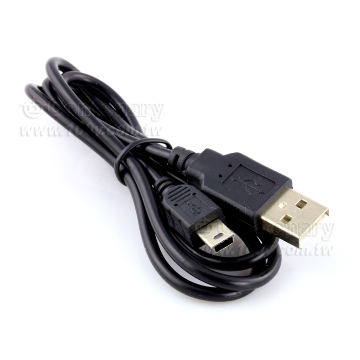 USB A/Mini USB 5P 黑色 ,足 0.75米 - 98083 產品圖片