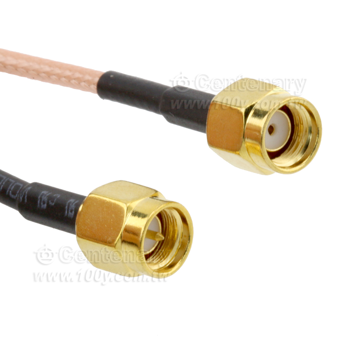 TEST LEAD-SMA(M)+SMA(M-F Pin) FOR RG316 CABLE  L:1M - 97647 Product Image