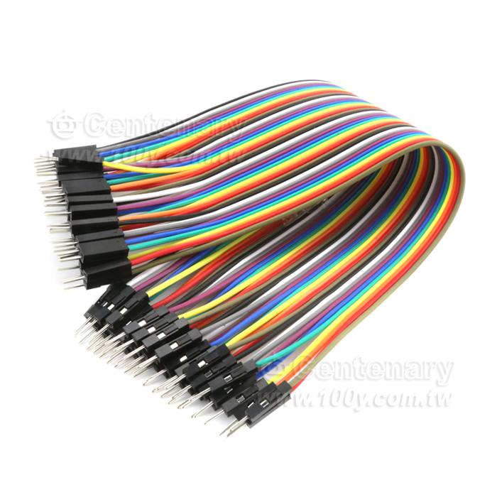 40P Jump Wire M/M Cable:10cm - 102551 Product Image