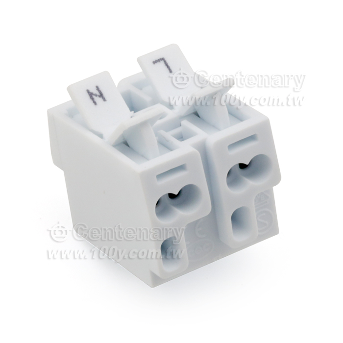 Avoid screw press button terminal 2P/10mm - 98065 Product Image