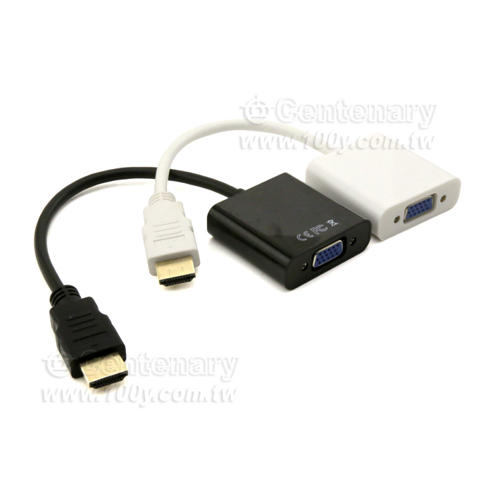 HDMI轉VGA轉換器 黑色 - 92429 產品圖片