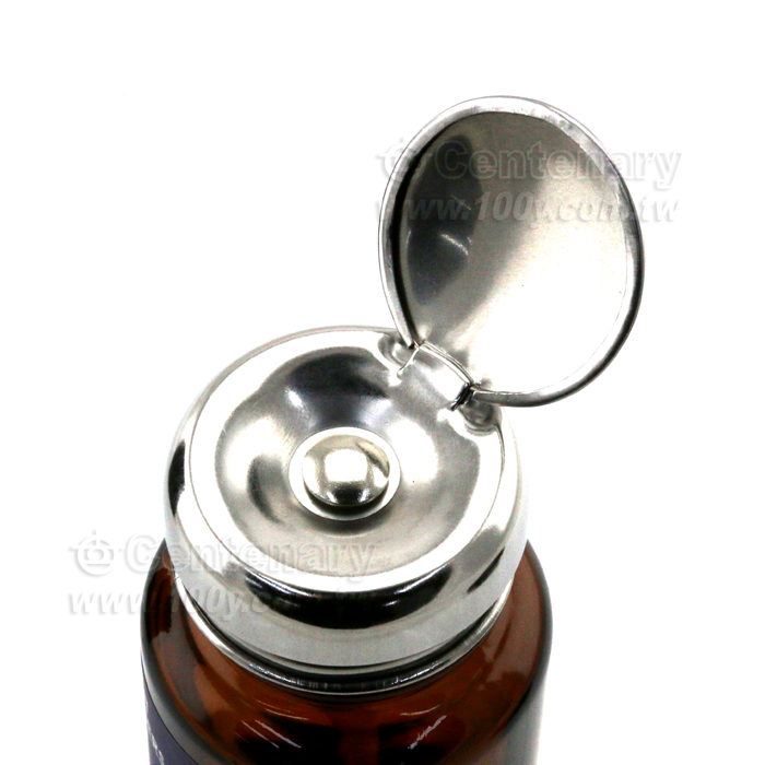 防噴玻璃酒精瓶 100ML_棕色 - 98174 產品圖片