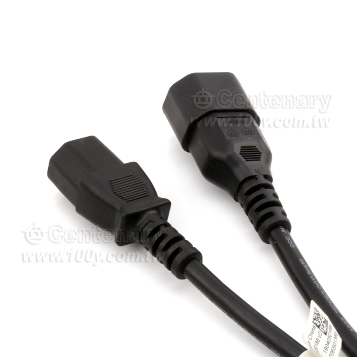 PDU server UPS power cord C13 to C14 male and female pair plug pure copper three core product tail power extension cord - 142378 Product Image