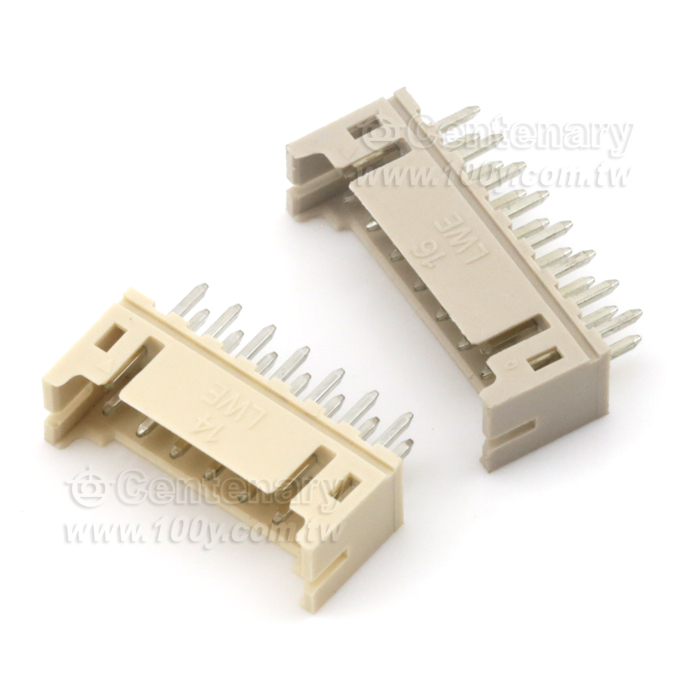 2*3P 雙排公座 P:2.0mm 180° - 165621 產品圖片