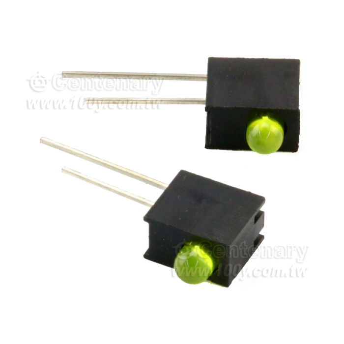 單顆∮3mm LED含座黃色 - 98814 產品圖片