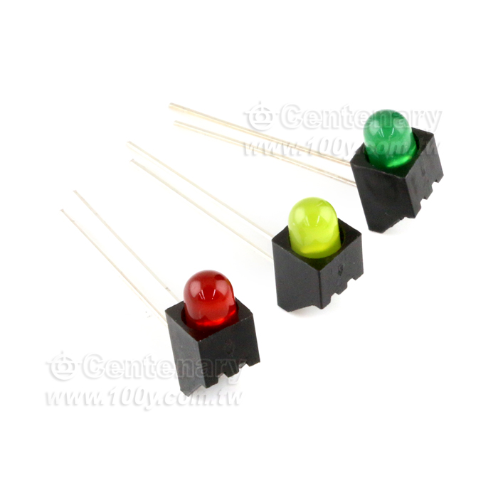 綠ψ5mm單LED加套子【無鉛】 - 8215 產品圖片