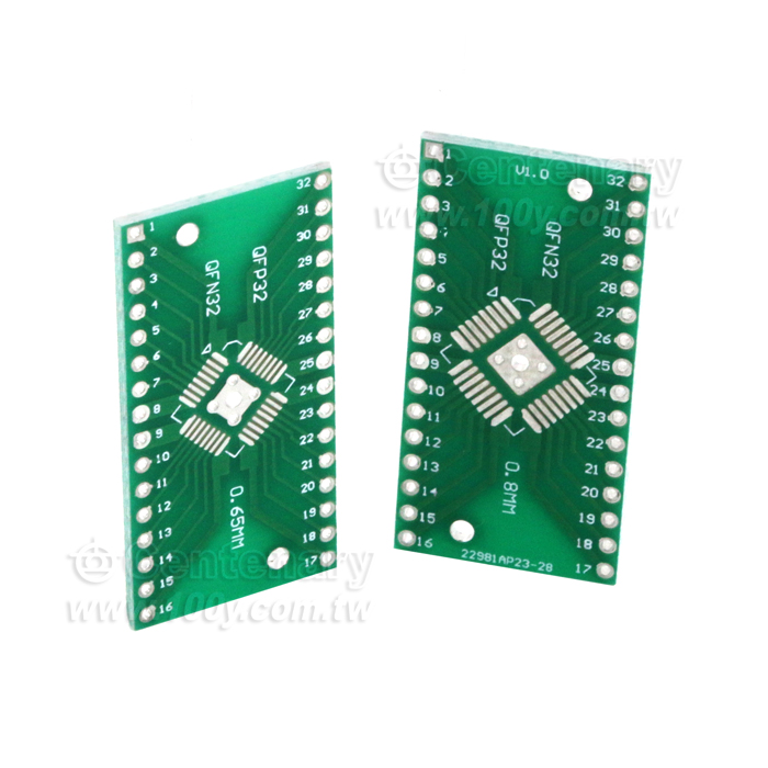 兩用轉接板 QFN/QFP32 轉DIP - 98904 產品圖片