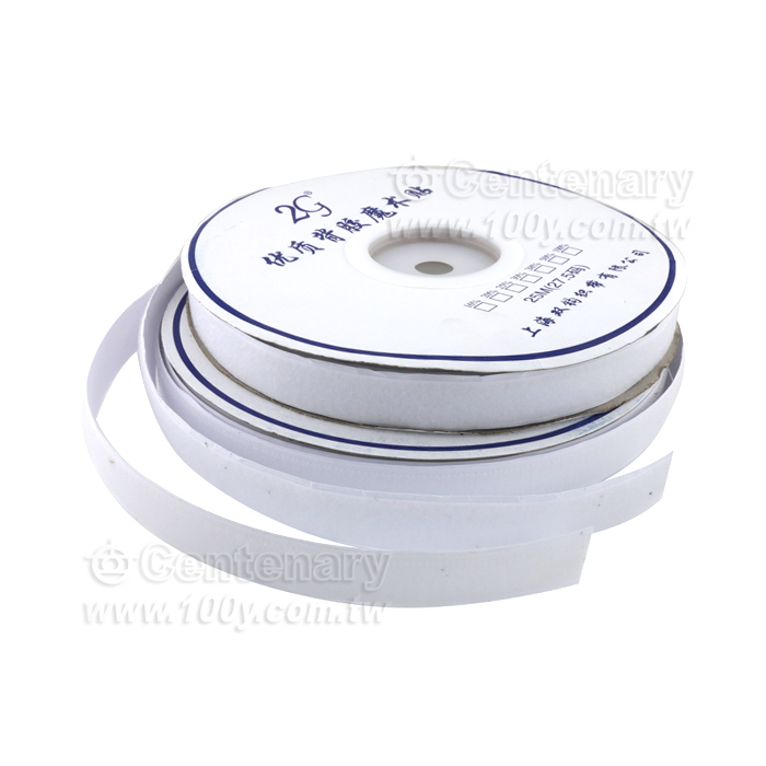 魔鬼沾-毛面+勾面-雙面背膠 25mm 白色 - 63013 產品圖片