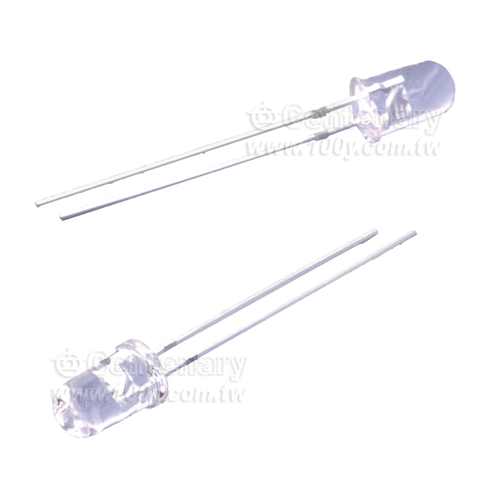 ψ5 圓頭紫光LED 0.06W 395~400nm - 99948 產品圖片