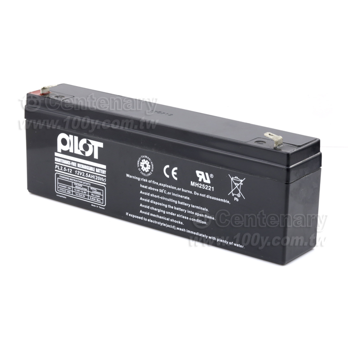PILOT_免加水電瓶 12V 2.5AH - 99772 產品圖片