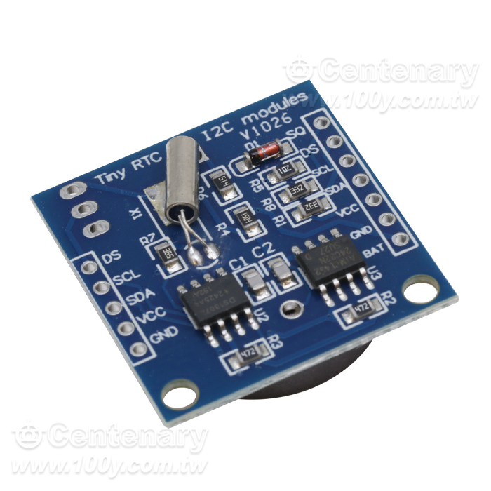 2C模組 24C32記憶體 DS1307時鐘 - 100698 產品圖片