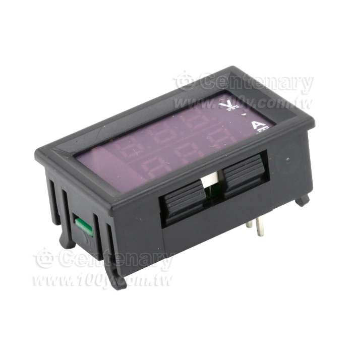 電壓/電流表頭 直流100V 紅藍雙色 10A - 102434 產品圖片