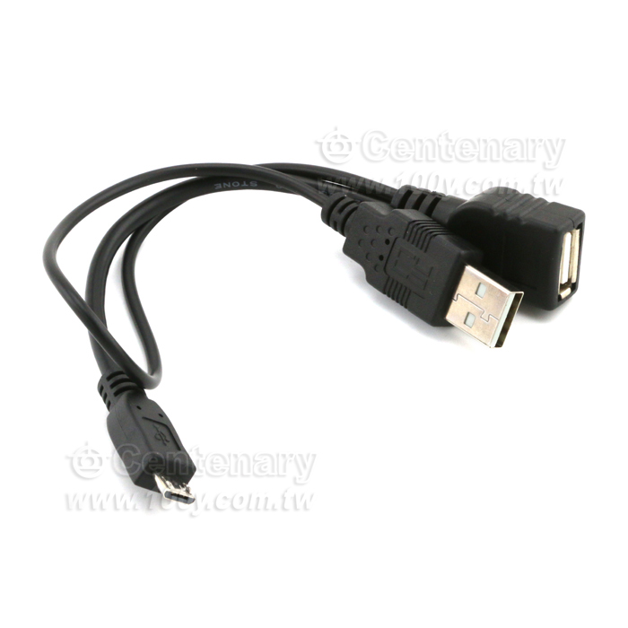 USB-A(F)-MicroUSB(M) OTG線 - 102812 產品圖片