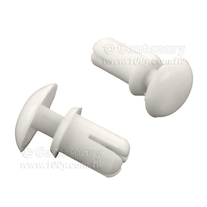 尼龍鉚釘 φ4.0*8.0mm【ROHS】白色 - 100601 產品圖片
