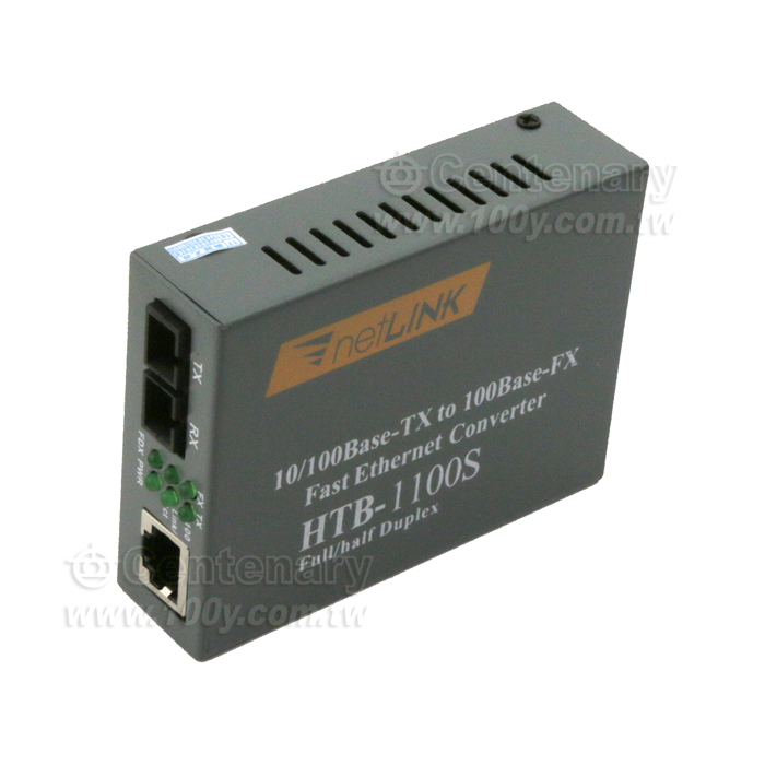 10/100Base-TX to 100Base-FX Fast Ethernet Converter - 101107 Product Image
