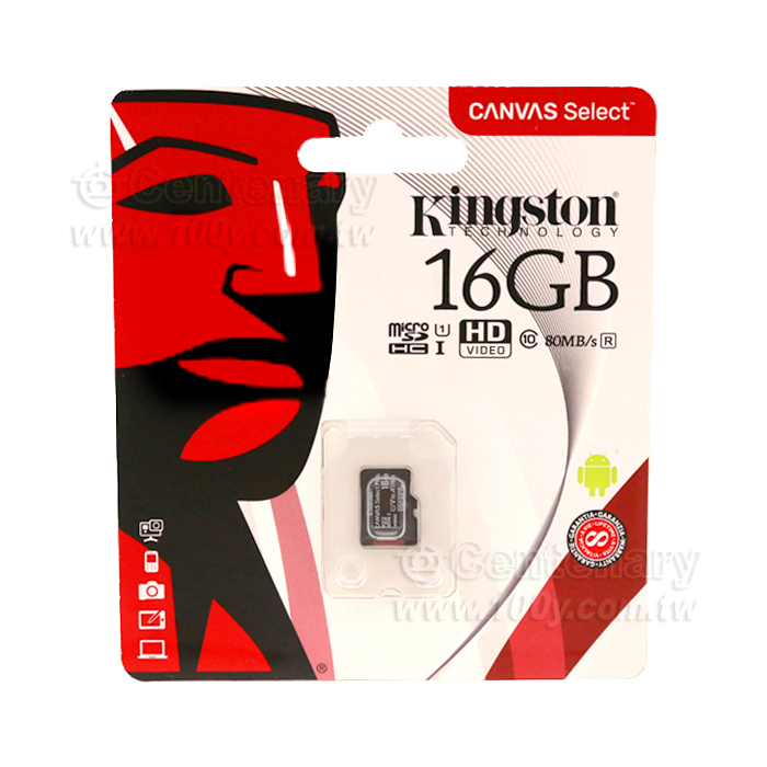 Kingston_16GB TF (microSD) Card - 103386 Product Image