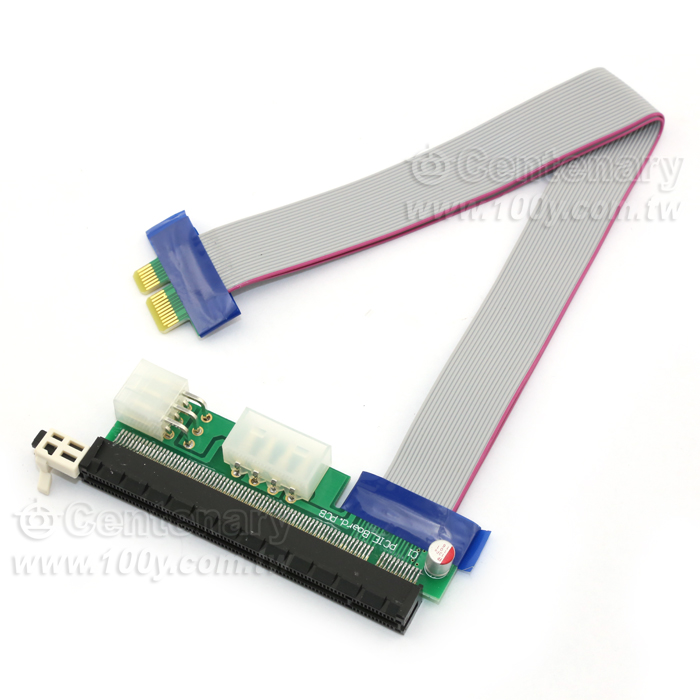 PCI-E 1X To 16X Adapter Extension Cable 30cm - 101049 Product Image