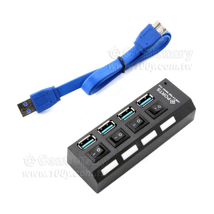 4 Port USB3.0 HUB 集線器 - 101745 產品圖片