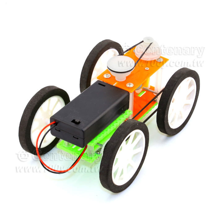 動手動腦電動拼裝玩具車 - 103738 產品圖片