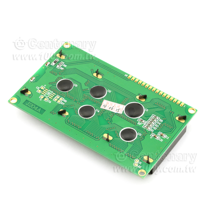 20*4 字符型 LCD 5V (黃綠底黑字) 並口 - 101220 產品圖片